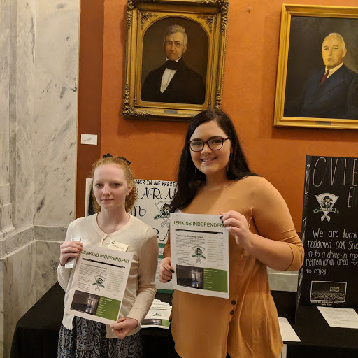 The Jenkins Student Senate Leaders Nichole Cook (junior) and Keiley Bentley (senior) met with legislative leaders to share information about our new Community Challenge Grant and our Student Senate Project for 2019.