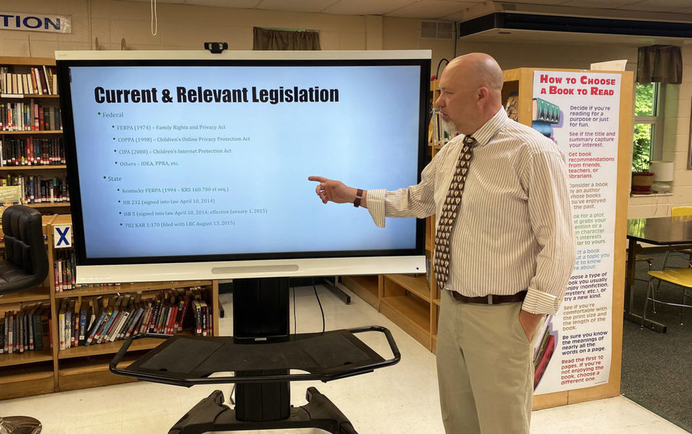 Superintendent Johnson presents educational legislation