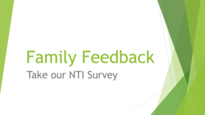 NTI Parent Reflection Survey