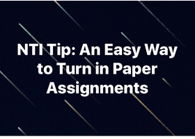 NTI Paper Submissions